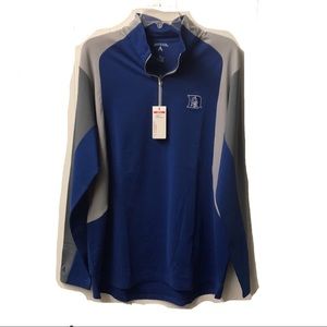 Men’s Duke Blue Devil team pullover, size L